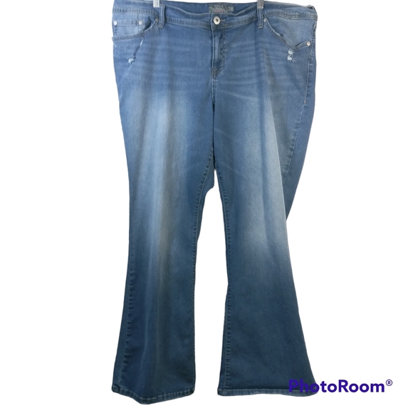 Torrid Denim - TORRID LUXE SLIM BOOT SUPER STRETCH MID-RISE JEAN Size 22R